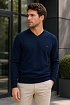 Джемпер тёмно-синего цвета Lacoste V-Neck
