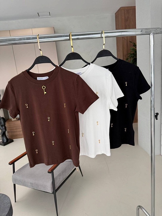 Женская футболка Schiaparelli premium - Brown