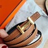 Кожаный ремень Hermes (длина 80 / 85 см)