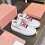 Женские кожаные кроссовки MIU MIU Premium