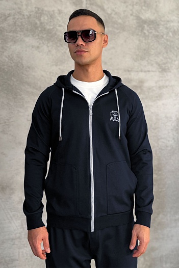 Спортивный костюм Brunello Cucinelli logo-embroidered - Navy   