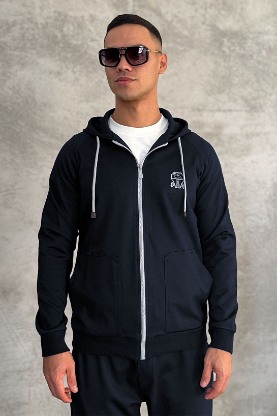 Спортивный костюм Brunello Cucinelli logo-embroidered - Navy