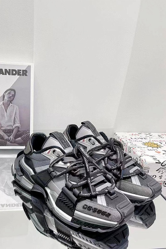 Комбинированные кроссовки Dolce & Gabbana Space - Grey