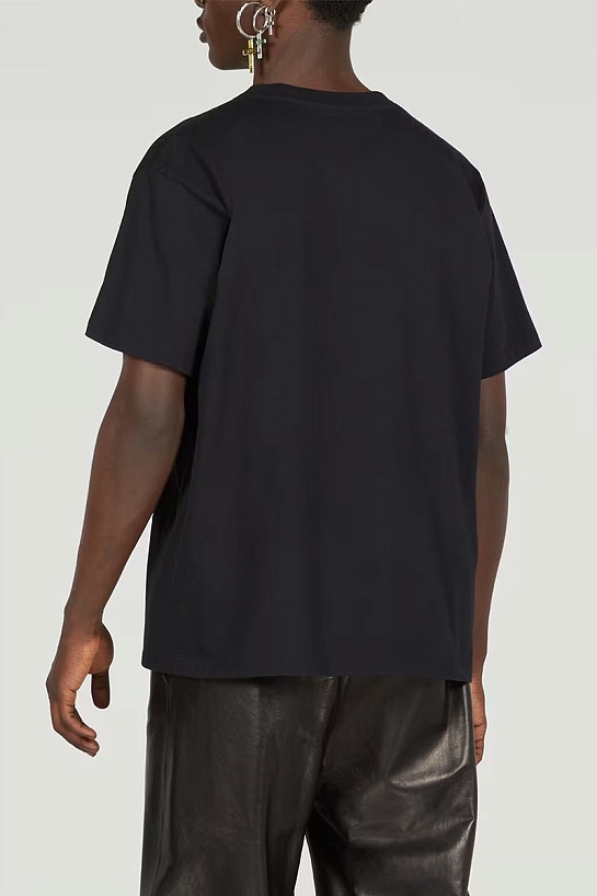Мужская чёрная футболка Gucci Blade logo-print