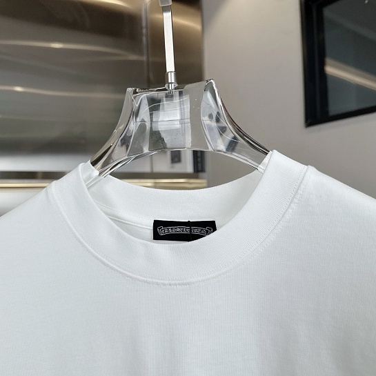 Белая оверсайз футболка Chrome Hearts Premium