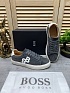 Замшевые кроссовки Hugo Boss Aiden - Grey