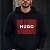 Чёрное мужское худи Hugo Boss Dreeman logo-print