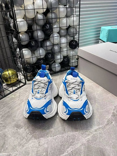 Женские комбинированные кроссовки Balenciaga Women's 10XL - White / Blue   