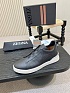 Мужские кроссовки Zegna Triple Stitch Alligator - Grey
