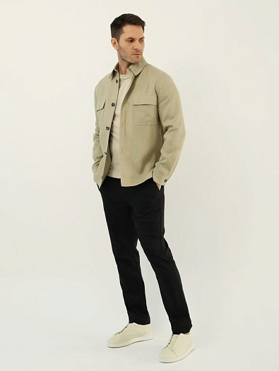 Мужские чёрные брюки Loro Piana premium   