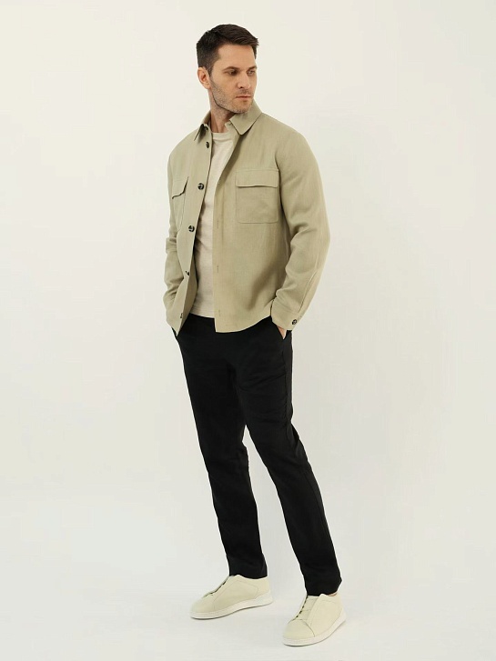 Мужские чёрные брюки Loro Piana premium