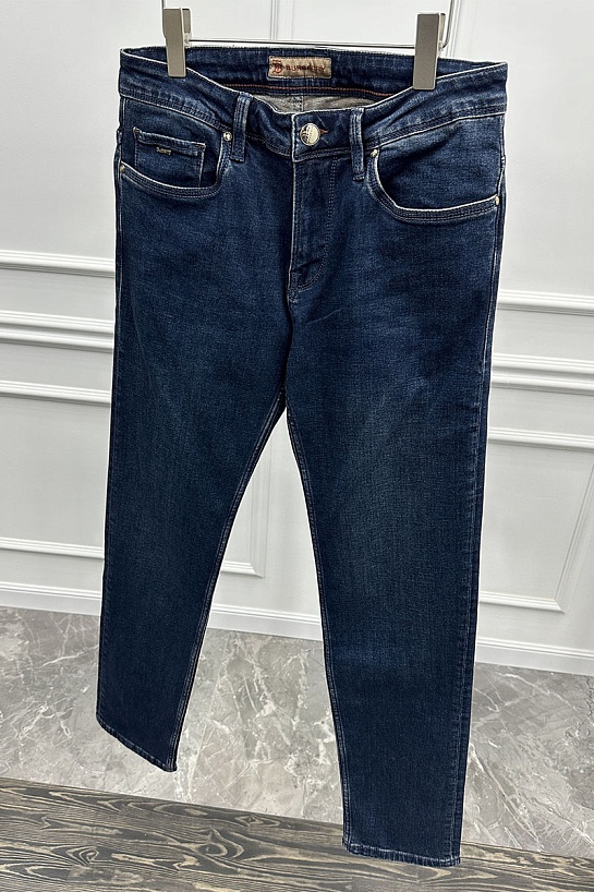Джинсы тёмно-синего цвета Burberry regular fit