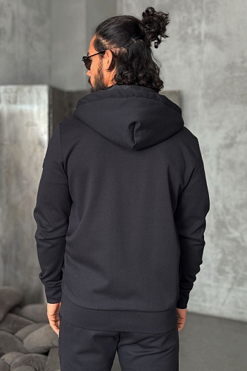 Чёрный спортивный костюм Moncler   