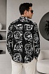 Мужская рубашка Alexander McQueen Skull - Black