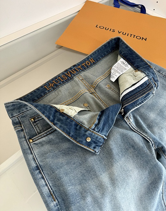 Мужские синие джинсы Louis Vuitton premium