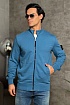 Кофта синего цвета Stone Island Zip-Up Compass-patch