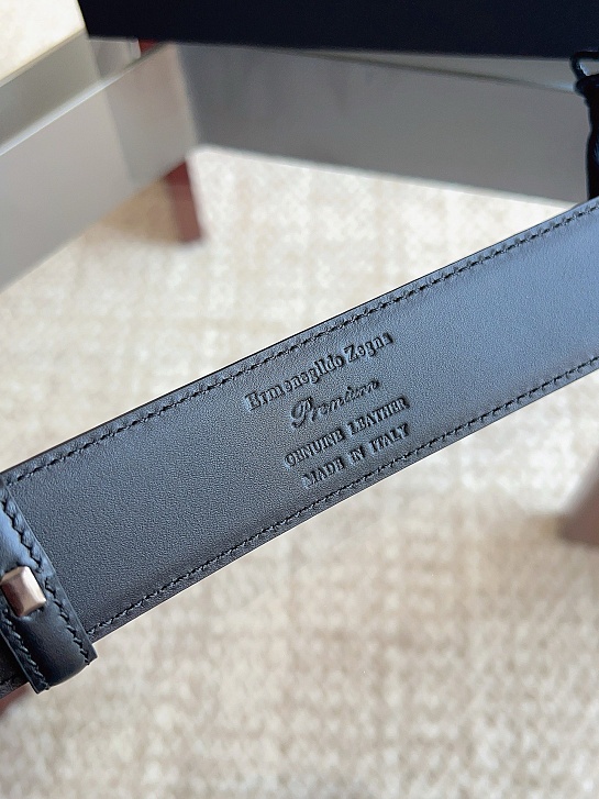 Двусторонний кожаный ремень Zegna premium