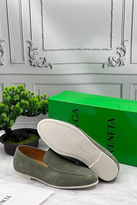 Мужские замшевые лоферы Bottega Veneta