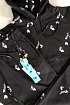 Мужские чёрные штаны Off-White logo all-over
