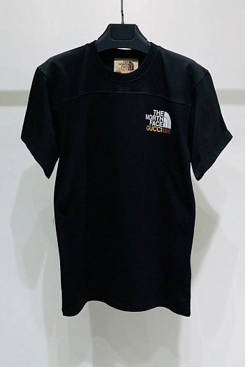 Оверсайз футболка Gucci x The North Face Collaboration landscape print - Black   