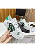 Кожаные кроссовки Valentino low-top - White / Green