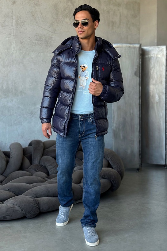 Куртка тёмно-синего цвета Роlо Ralрh Lаurеn pony-embroidered