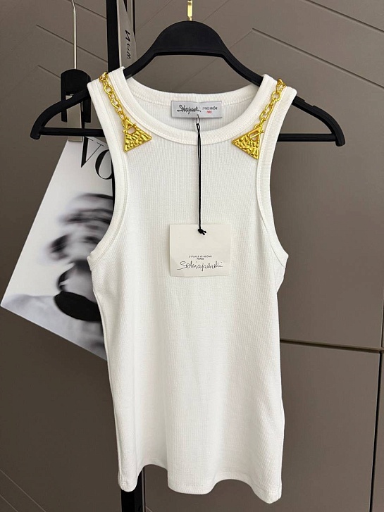 Женская майка Schiaparelli premium - White