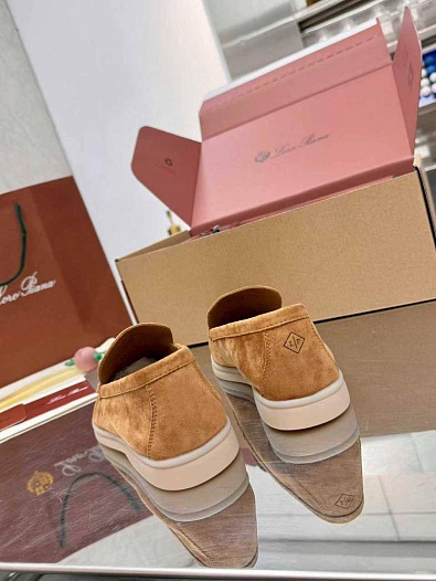 Женские заишевые лоферы Loro Piana Summer Walk premium   