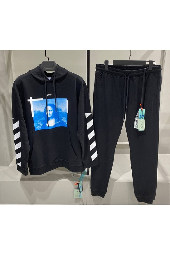 Мужские штаны Off-White "Diag" - Black