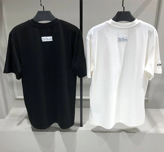 Белая оверсайз футболка Heron Preston Blurry Heron   
