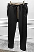 Спортивные штаны Trussardi logo-embroidered - Black