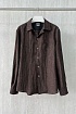 Льняная рубашка Brunello Cucinelli Premium - Brown