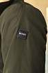 Мужская зелёная ветровка Hugo Boss logo-patch