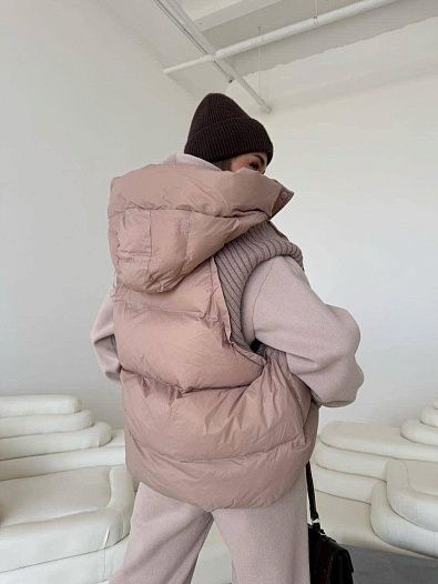 Женский костюм тройка на флисе Max Mara premium - Beige   