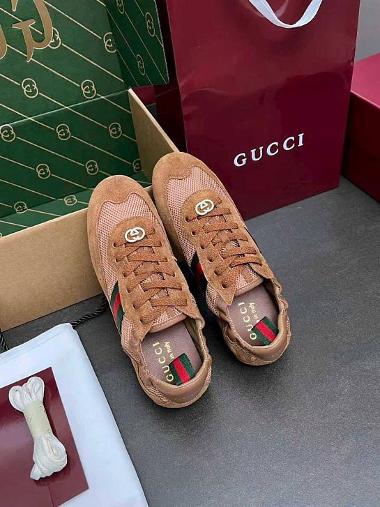 Женские кроссовки Gucci GG Shift premium
