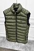 Мужской зелёный жилет Stone Island compass-patch
