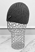 Мужская шапка Prada серого цвета