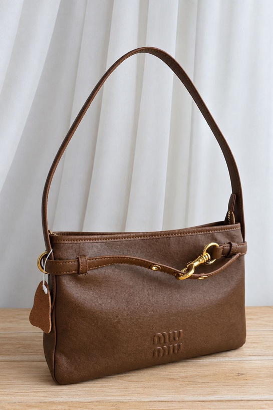 Кожаная сумка MIU MIU 32x18 см