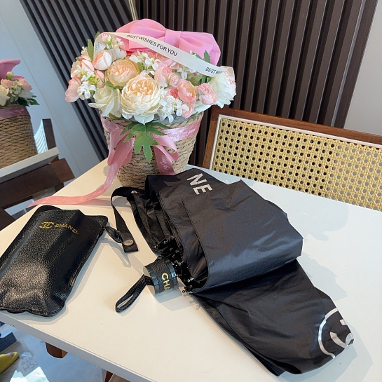 Складной зонт Chanel premium