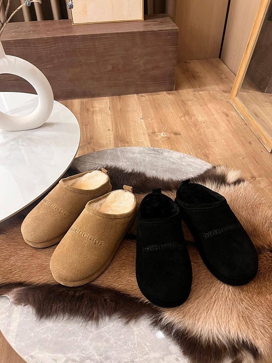 Женские ботинки сабо Balenciaga Alaska 55 premium - Black