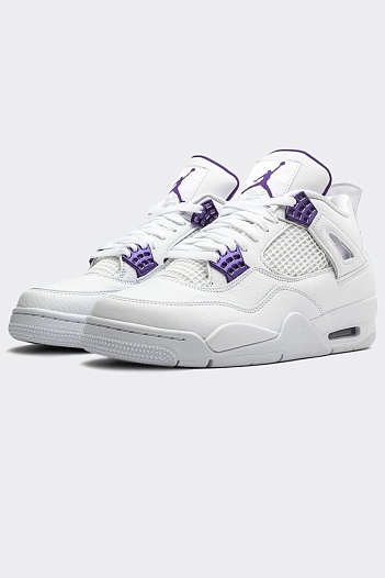 Кроссовки Nike Air Jordan 4 Retro "Metallic Purple"   
