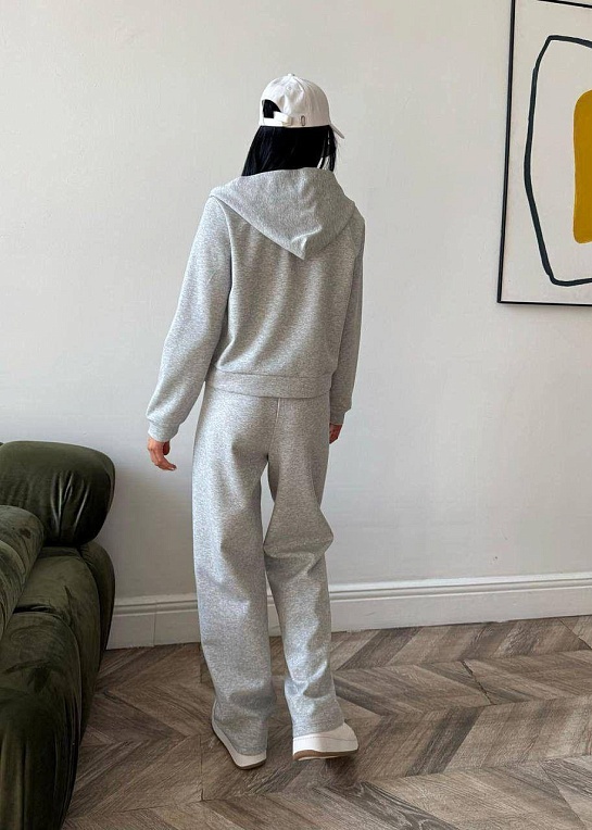 Женский серый костюм Alo premium