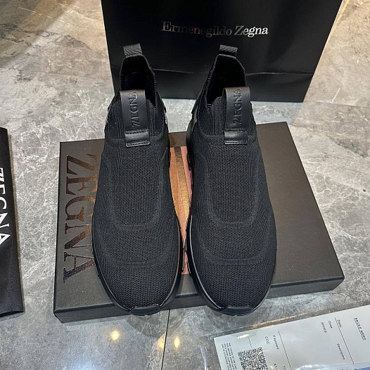 Мужские текстильные кроссовки Ermenegildo Zegna   