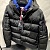 Мужская утеплённая куртка Moncler чёрного цвета