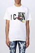 Футболка белого цвета Dsquared2 Icon Ciro Cool