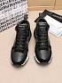 Комбинированные кроссовки с мехом Premiata high-top - Black