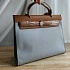 Женская сумка Hermes HerBag 30x25 см - Grey