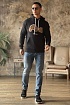 Мужское худи Palm Angels Leopard Teddy Bear - Black