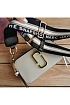 Кожаная сумка Marc Jacobs The Snapshot New Cloud White 19x11 см