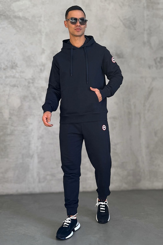 Тёмно-синий спортивный костюм Canada Goose Huron